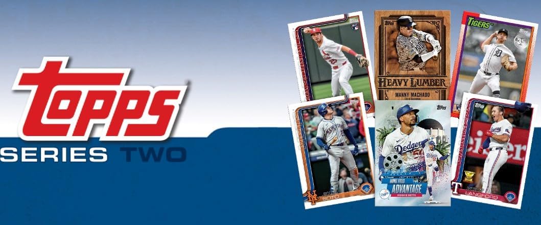 2025 Baseball Series 2 Trading Card HOBBY Box w/240 Cards, 1 Autograph or Relic Card, Bonus Custom Shohei Card Sized Print
