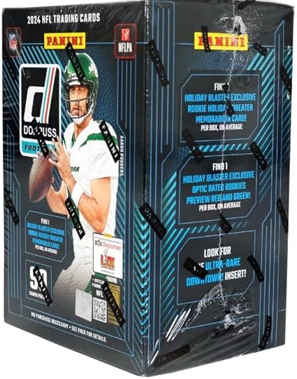 2024 Panini DONRUSS Football Card HOLIDAY Blaster Box, 90 Cards - 1 Rookie Sweater Patch Per Box
