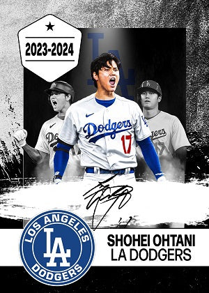 SHOHEI OHTANI Custom Facsimile Autograph Baseball Card - LA Dodgers