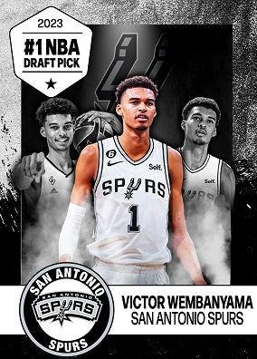 2023-24 VICTOR WEMBANYAMA Custom Made Basketball Card