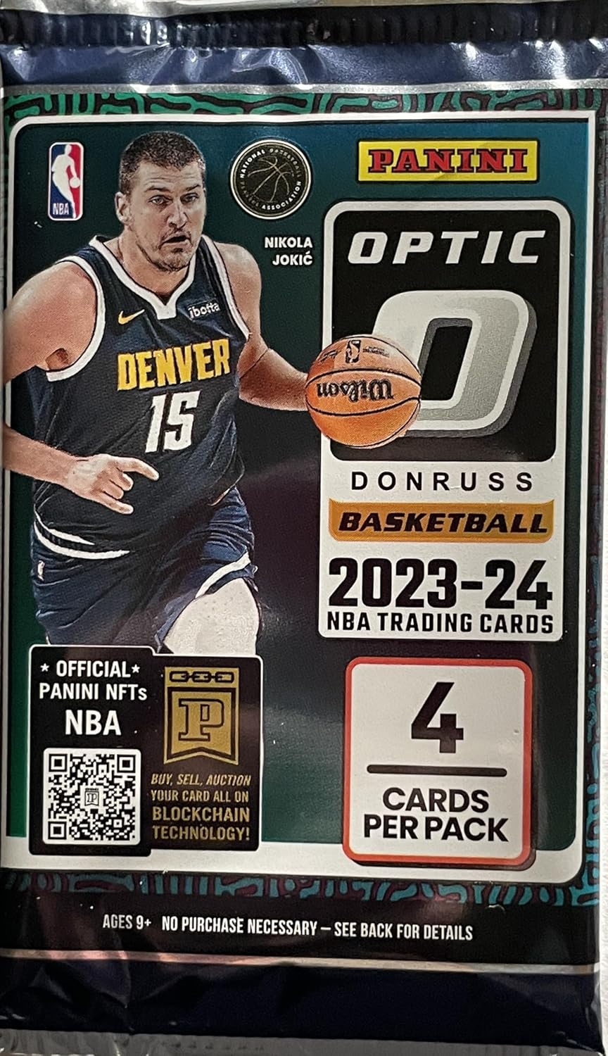 2023-24 Panini DONRUSS OPTIC Basketball PACK, Plus Custom Victor Wembanyama Card-Sized Print